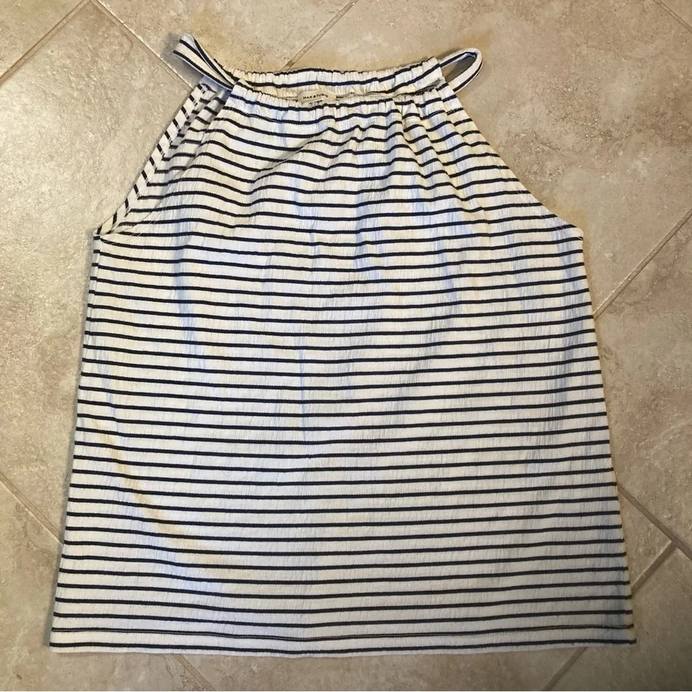 Max Studio Striped Tank Top - Picture 1 of 3